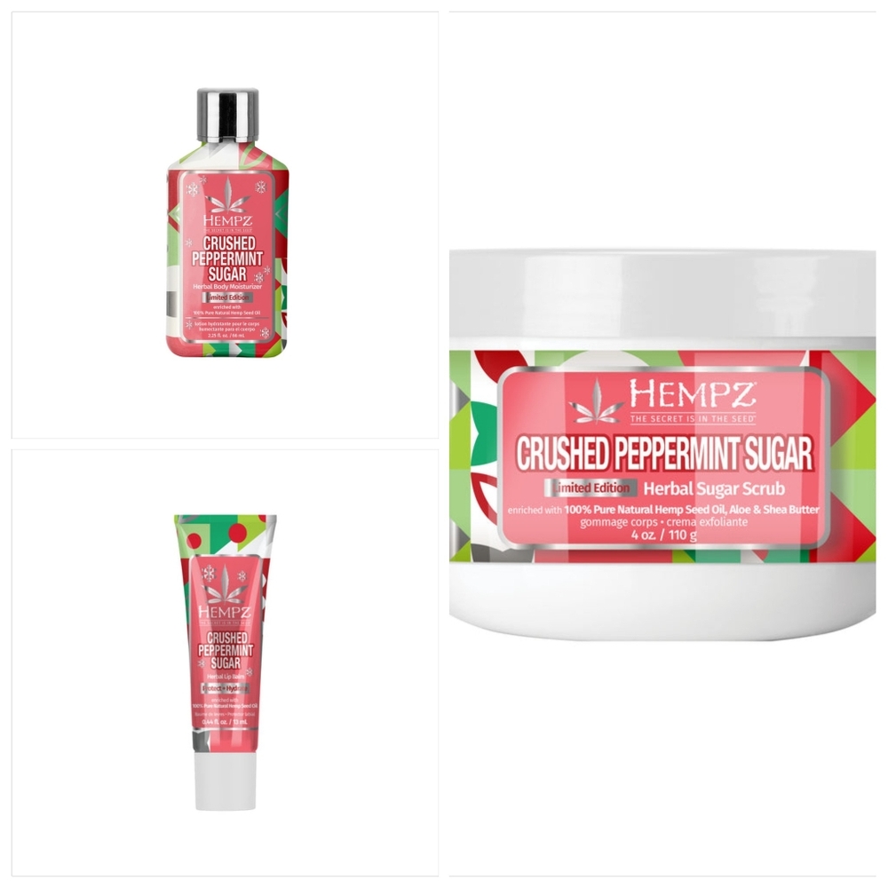 Hempz LE Peppermint Crushed Sugar Trio